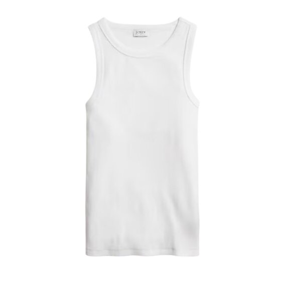 J. Crew Ribbed high-neck tank top Size Medium - Picture 2 of 8